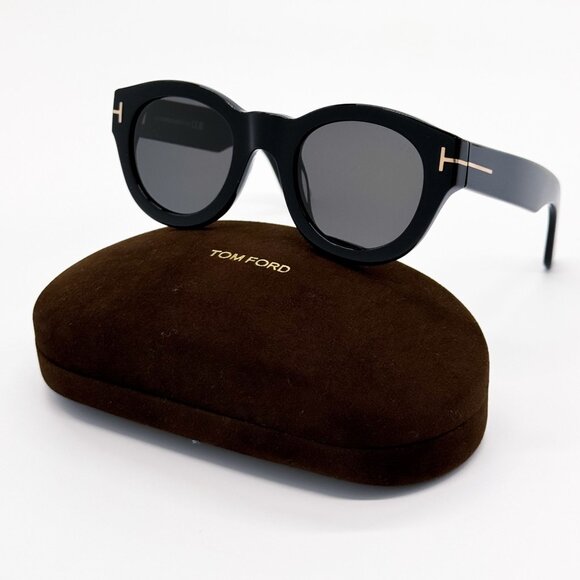 NEW TOM FORD SUNGLASSES LUCINDA TF1212 01A BLACK UNISEX EYEWEAR FT1212/S 01A main image 7